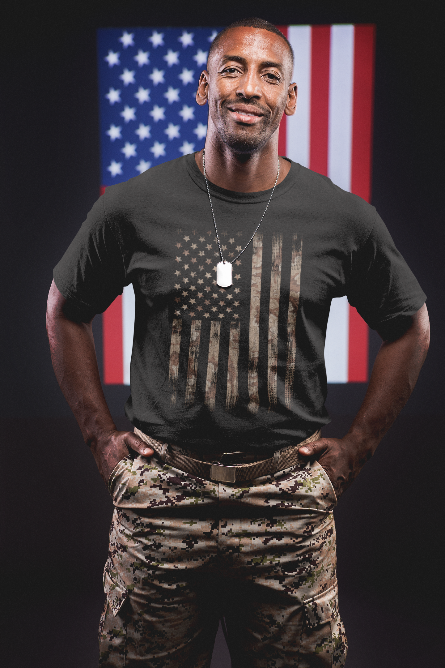 Camo Desert Flag