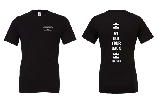 3 ARU WE GOT YOUR BACK - BELLA JERSEY TEE