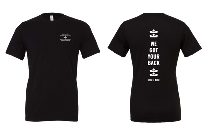 3 RRU WE GOT YOUR BACK - BELLA JERSEY TEE