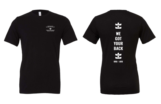3 RRU WE GOT YOUR BACK - BELLA JERSEY TEE