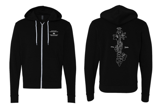 RRU EXCLUSIVE ZIP UP HOODIE - BELLA